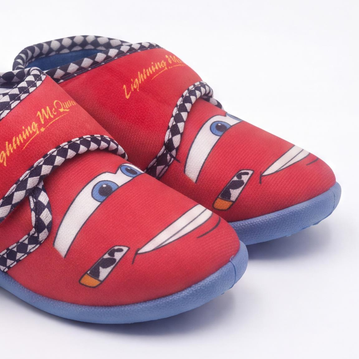 Pantofole Invernali Cars DISNEY Scarpetta Stivaletto con Suola Antiscivolo Chiusura a Strappo - 7388