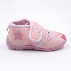 Pantofole Invernali Peppa Pig Scarpetta Stivaletto con Suola Antiscivolo Chiusura a Strappo - 7390