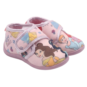 Pantofole Invernali Principesse DISNEY Scarpetta Stivaletto con Suola Antiscivolo Chiusura a Strappo - 7395