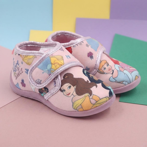 Pantofole Invernali Principesse DISNEY Scarpetta Stivaletto con Suola Antiscivolo Chiusura a Strappo - 7395