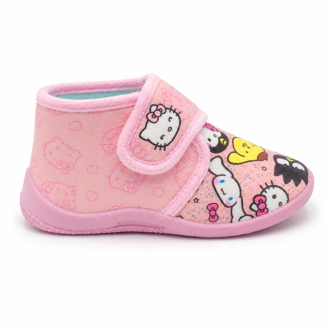 Pantofole Invernali Hello Kitty and Friends Sanrio Scarpetta Stivaletto con Suola Antiscivolo Chiusura a Strappo - 7396