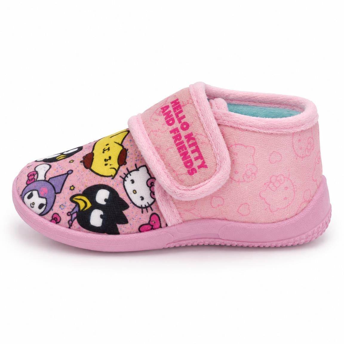 Pantofole Invernali Hello Kitty and Friends Sanrio Scarpetta Stivaletto con Suola Antiscivolo Chiusura a Strappo - 7396