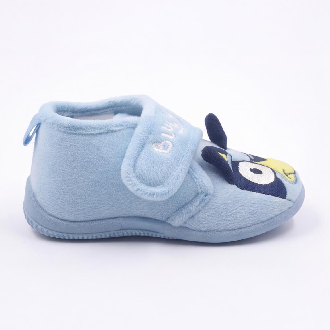Pantofole Invernali Bluey Scarpetta 3d Stivaletto con Suola Antiscivolo Chiusura a Strappo - 7398
