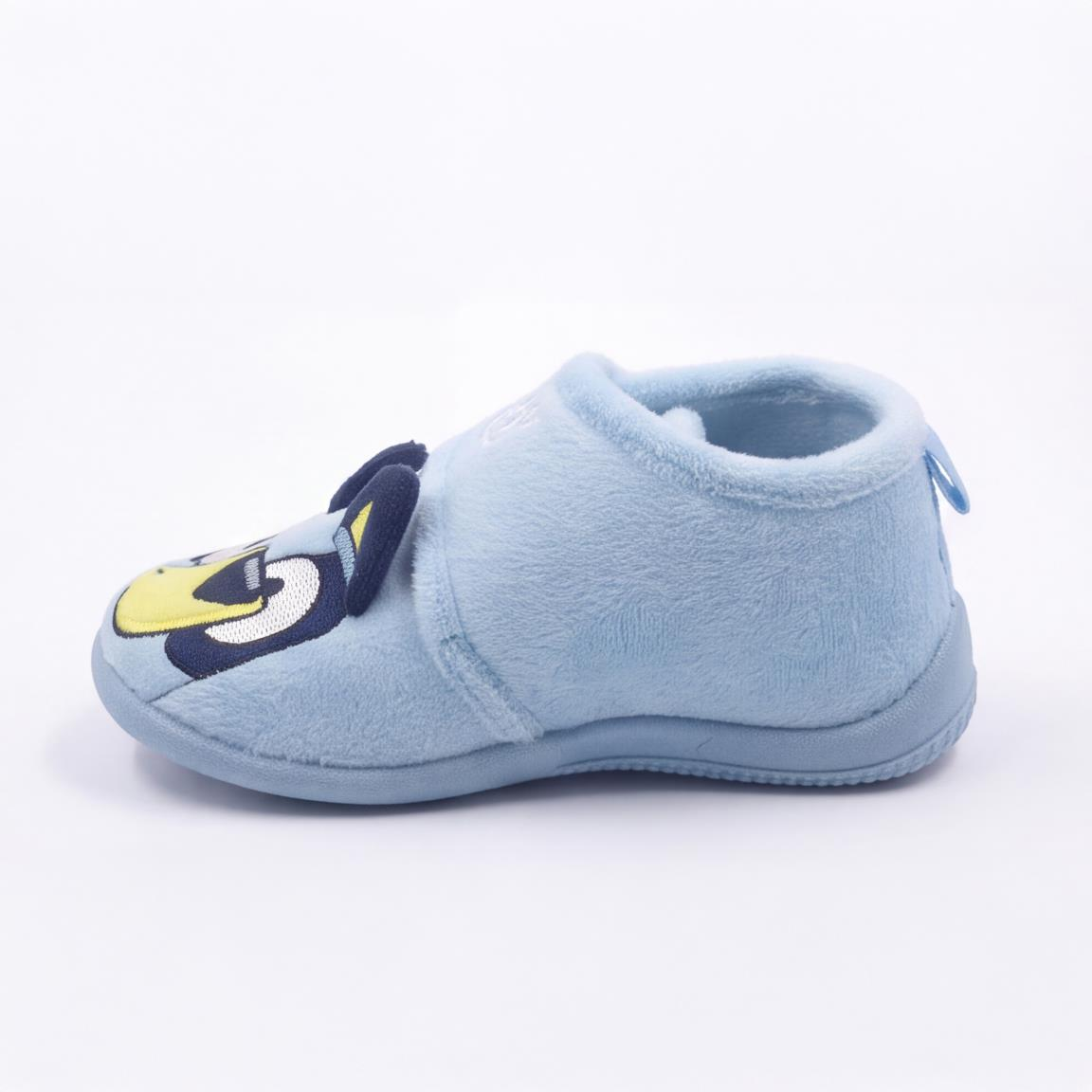 Pantofole Invernali Bluey Scarpetta 3d Stivaletto con Suola Antiscivolo Chiusura a Strappo - 7398