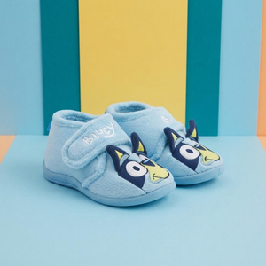 Pantofole Invernali Bluey Scarpetta 3d Stivaletto con Suola Antiscivolo Chiusura a Strappo - 7398