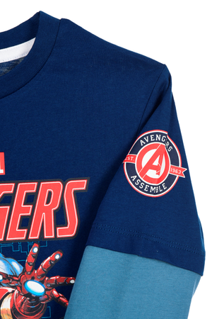 T-Shirt M.l. Avengers MARVEL Maglia per Bambini 4/10 Anni - Zh10116