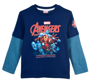 T-Shirt M.l. Avengers MARVEL Maglia per Bambini 4/10 Anni - Zh10116
