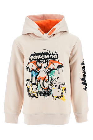 Felpa con Cappuccio Pikachu Pokemon 4/10 Anni Maglietta Sun City - Zh10108