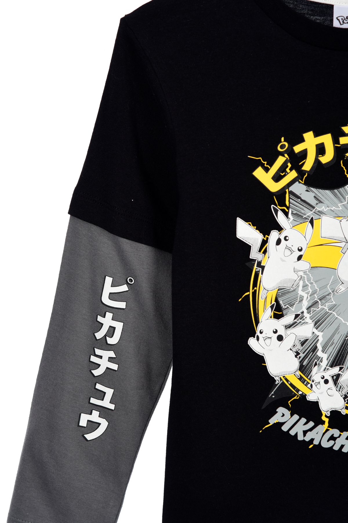 T-Shirt M.l. Pikachu Pokemon Maglia per Bambini 4/10 Anni - Zh10088