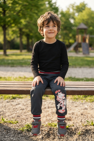 Pantalone Tuta Sonic Bambino Sun City 4/10 Anni - Zh10090