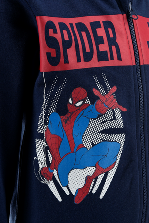 Tuta Completo Felpa e Pantalone Spiderman Sun City 3/8 Anni - Zh10363