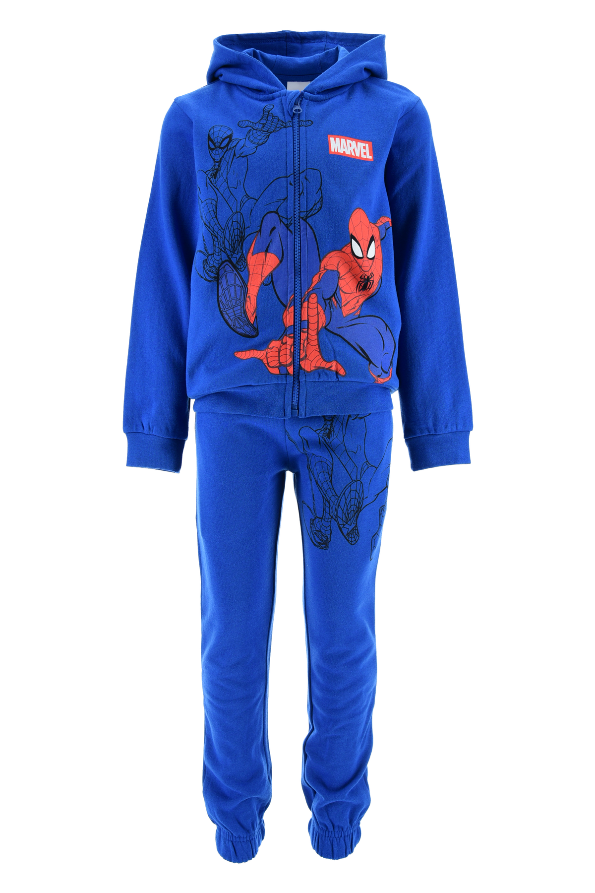 Tuta Completo Felpa e Pantalone Spiderman Sun City 3/8 Anni - Zh10378