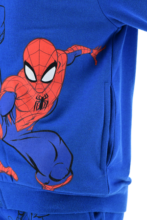 Tuta Completo Felpa e Pantalone Spiderman Sun City 3/8 Anni - Zh10378