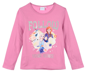 T-Shirt M.l. Frozen DISNEY Maglia per Bambine 3/8 Anni - Zh10214