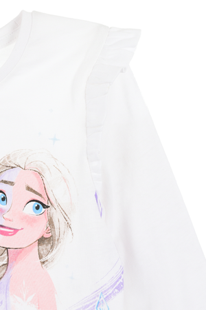 T-Shirt M.l. Frozen DISNEY Maglia per Bambine 3/8 Anni - Zh10042