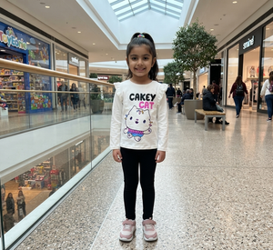 T-Shirt M.l. Gabby's Dollhouse Maglia per Bambine 3/8 Anni - Zh10034
