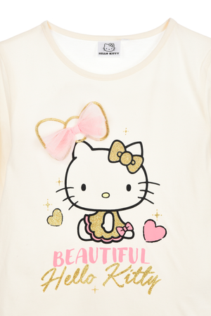 T-Shirt M.l. Hello Kitty Sanrio Maglia per Bambine 3/8 Anni - Zh10251