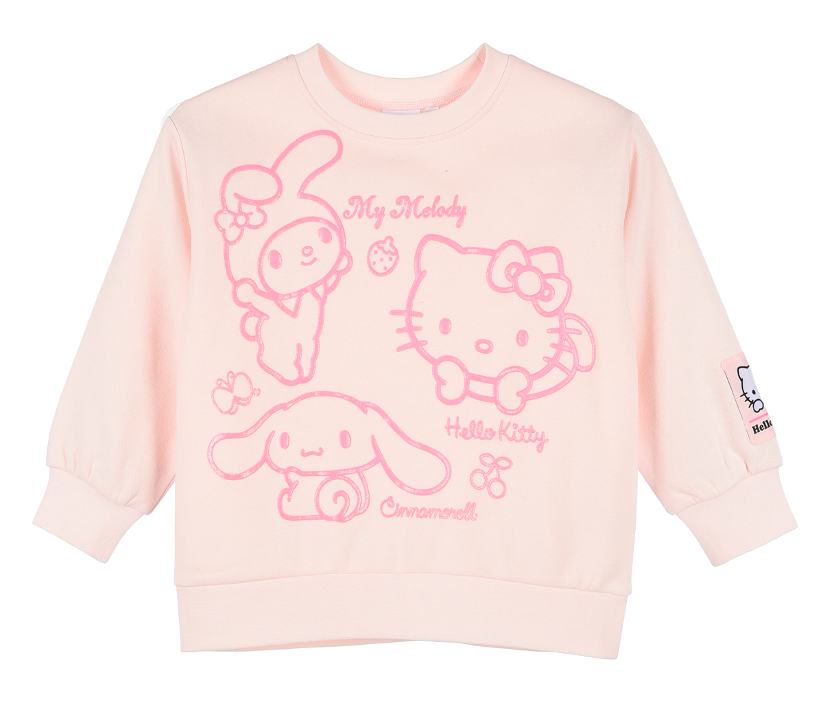 Maglione Hello Kitty Sanrio Felpa per Bambine 3/8 Anni - Zh10150