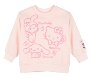 Maglione Hello Kitty Sanrio Felpa per Bambine 3/8 Anni - Zh10150