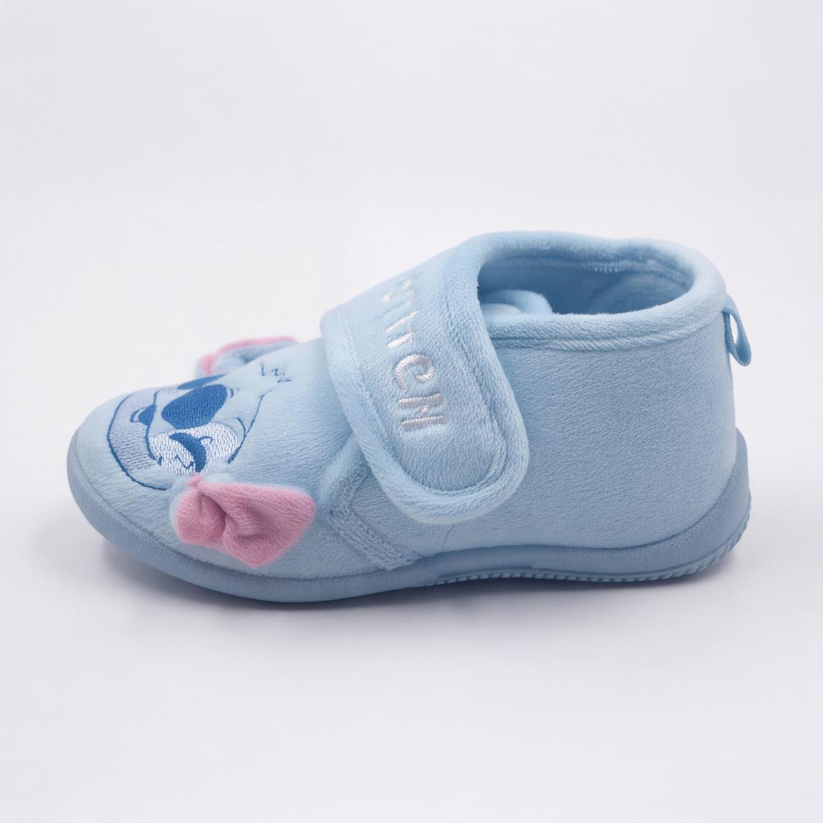 Pantofole Invernali Stitch DISNEY Scarpetta 3d Stivaletto con Suola Antiscivolo Chiusura a Strappo - 7408