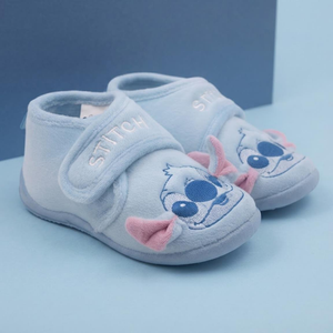 Pantofole Invernali Stitch DISNEY Scarpetta 3d Stivaletto con Suola Antiscivolo Chiusura a Strappo - 7408