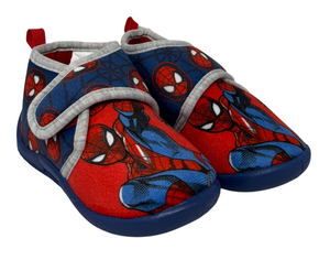 Pantofole Invernali Spiderman MARVEL Scarpetta Stivaletto con Suola Antiscivolo Chiusura a Strappo - 7386