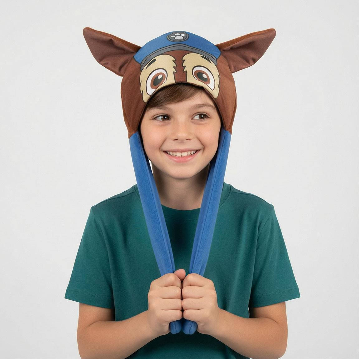 Berretto Invernale Paw Patrol Chase con Applicazioni 3d Cappello in Caldo Poliestere - 0596