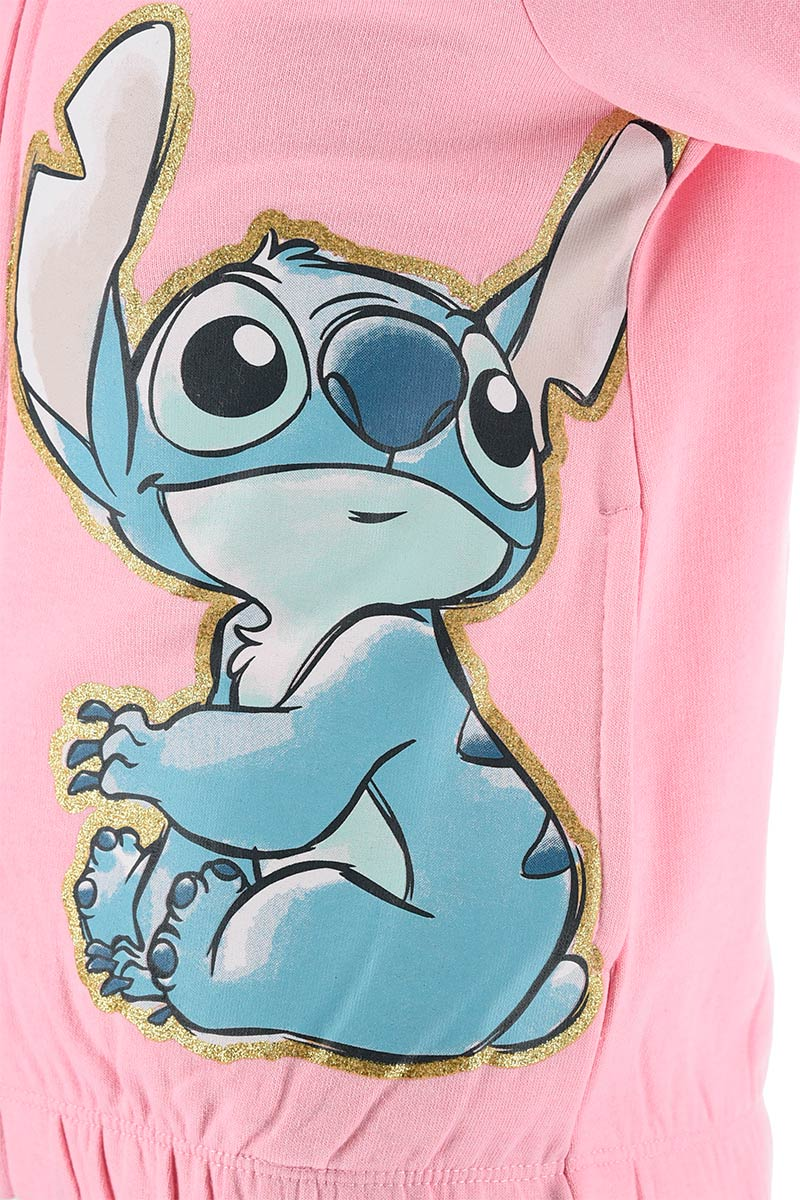 Felpa con Zip e Cappuccio Stitch DISNEY 3/8 Anni Sun City - Zh10372