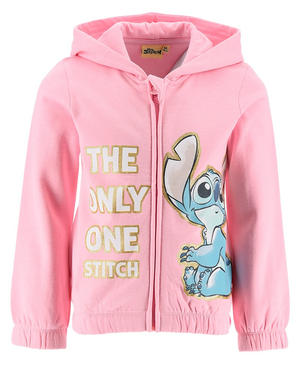 Felpa con Zip e Cappuccio Stitch DISNEY 3/8 Anni Sun City - Zh10372