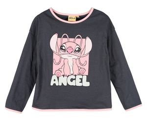 T-Shirt M.l. Stitch DISNEY Maglia per Bambine 3/8 Anni - Zh10029
