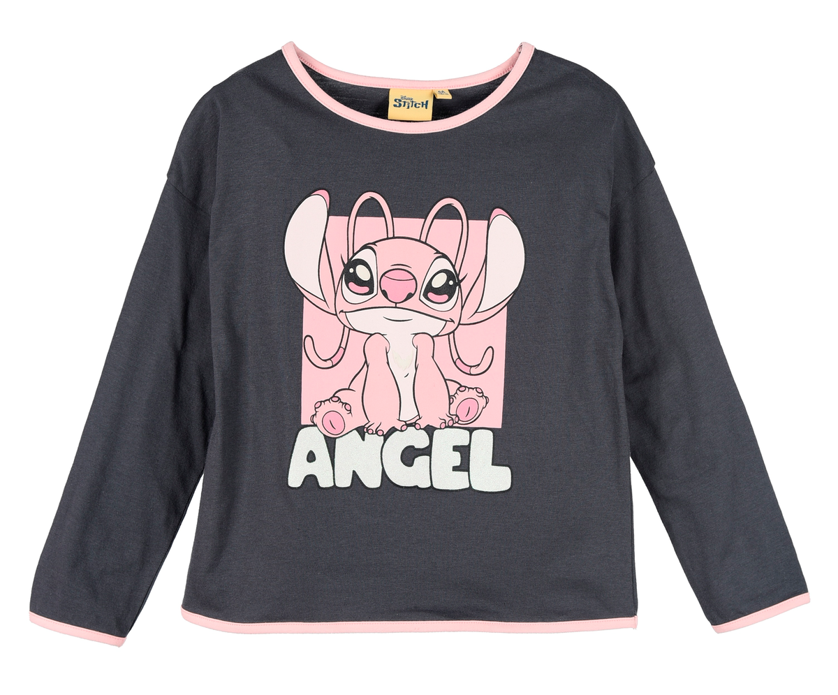 T-Shirt M.l. Stitch DISNEY Maglia per Bambine 3/8 Anni - Zh10029