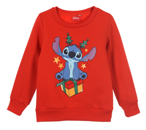 Maglione Stitch DISNEY Felpa Natale per Bambini 3/8 Anni - Zh10281