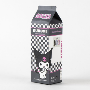 Calzini Donna Kuromi Sanrio 3 Paia in Misto Cotone in Confezione Regalo T.u. 36/43 - 3046