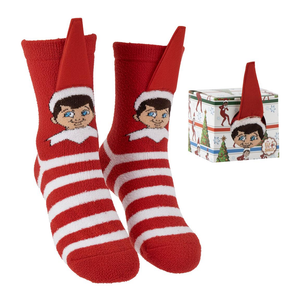 Calzini Antiscivolo Bambini the Elf in Caldo Poliestere in Confezione Regalo - 3168