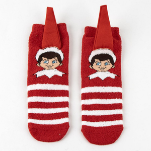Calzini Antiscivolo Bambini the Elf in Caldo Poliestere in Confezione Regalo - 3168