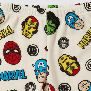 Pigiama Manica Lunga Avengers MARVEL in Caldo Pile Maglia e Pantaloni - 3579
