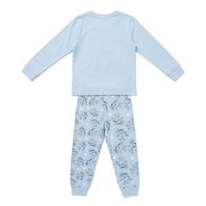 Pigiama Manica Lunga Bluey in Caldo Cotone Interlock Maglia e Pantaloni - 3514