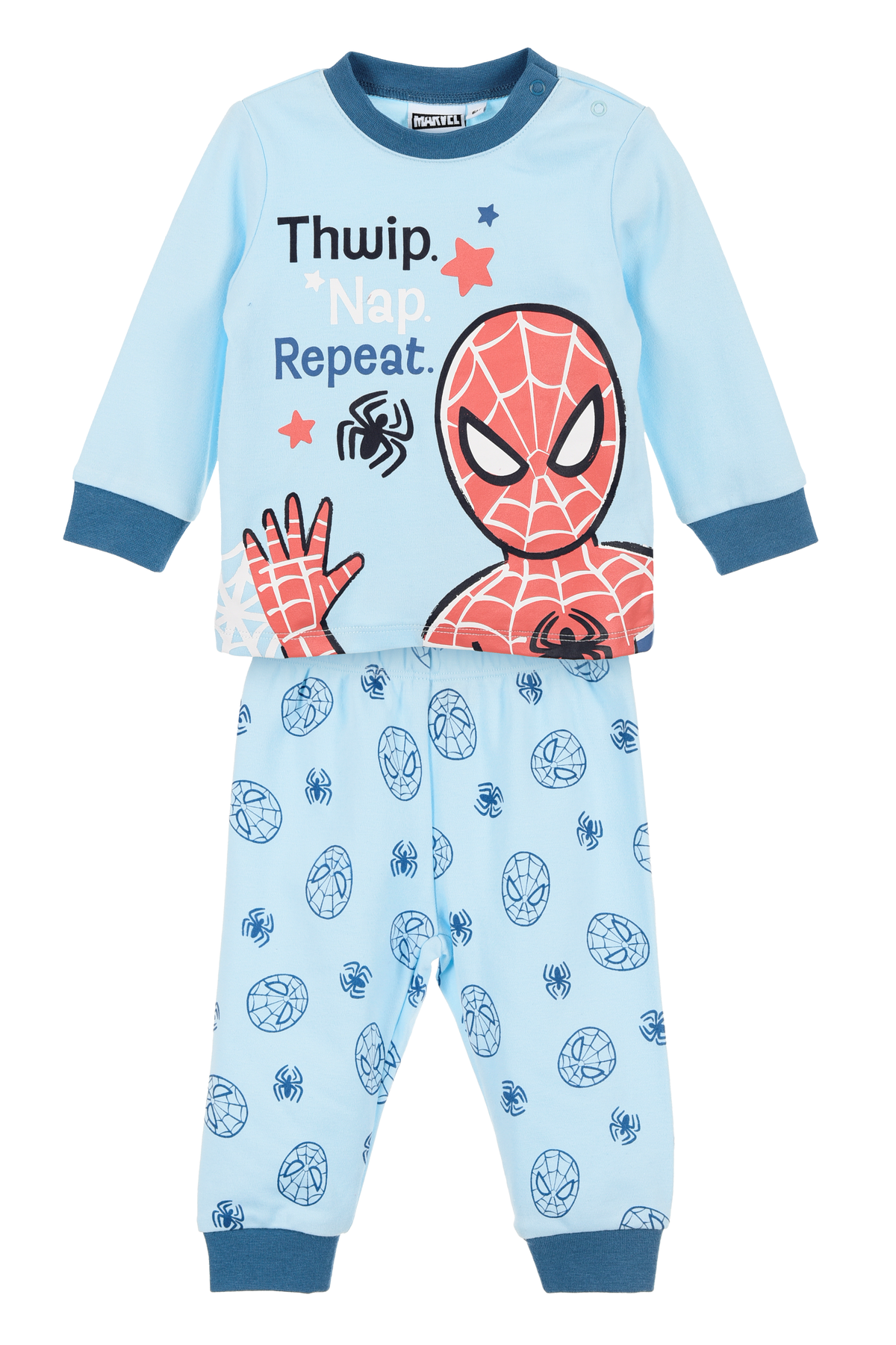 Pigiama Spiderman MARVEL Neonato Sun City - Zh03050celeste