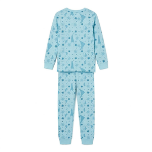 Pigiama Manica Lunga Frozen DISNEY Elsa in Caldo Cotone Interlock Maglia e Pantaloni - 3584