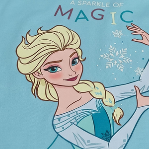 Pigiama Manica Lunga Frozen DISNEY Elsa in Caldo Cotone Interlock Maglia e Pantaloni - 3584