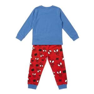 Pigiama Manica Lunga Spidey MARVEL in Caldo Cotone Interlock Maglia e Pantaloni - 3625