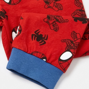 Pigiama Manica Lunga Spidey MARVEL in Caldo Cotone Interlock Maglia e Pantaloni - 3625