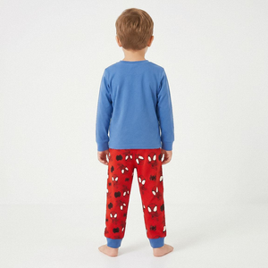 Pigiama Manica Lunga Spidey MARVEL in Caldo Cotone Interlock Maglia e Pantaloni - 3625