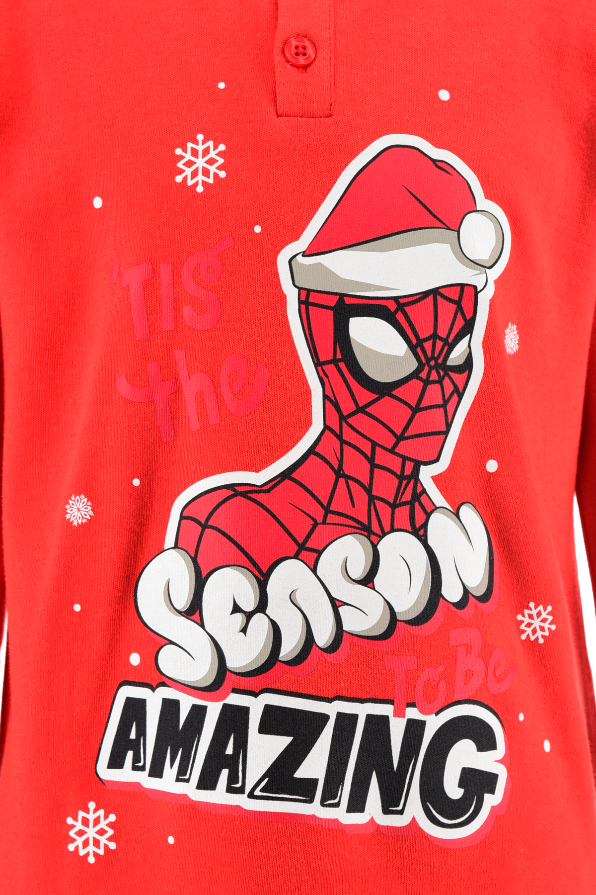 Pigiama Spiderman MARVEL Natale Bambino 100% Cotone - Zh20176