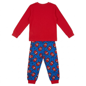 Pigiama Manica Lunga Spiderman MARVEL in Caldo Cotone Interlock Maglia e Pantaloni - 3626