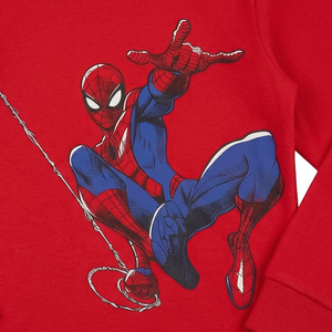 Pigiama Manica Lunga Spiderman MARVEL in Caldo Cotone Interlock Maglia e Pantaloni - 3626