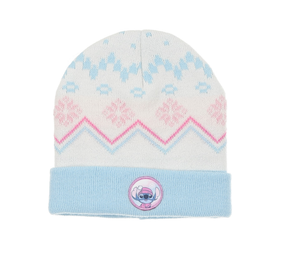Cappello con Sciarpa e Guanti Stitch DISNEY Accessorio Invernale per Neonate 100% Acrilico - Zh45030celeste