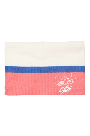 Cappello con Scaldacollo e Guanti Stitch DISNEY Accessorio Invernale per Bambine 100% Acrilico - Zh40037rosa