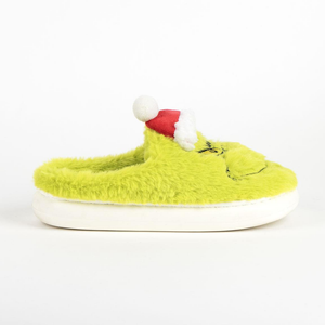 Pantofole Invernali the Grinch in Peluche Ciabatte a Punta Chiusa Suola Antiscivolo - 7140