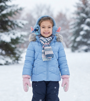 Paraorecchie Stitch DISNEY Cuffia 3d Regolabile Bambina Accessorio Invernale - Zh40065